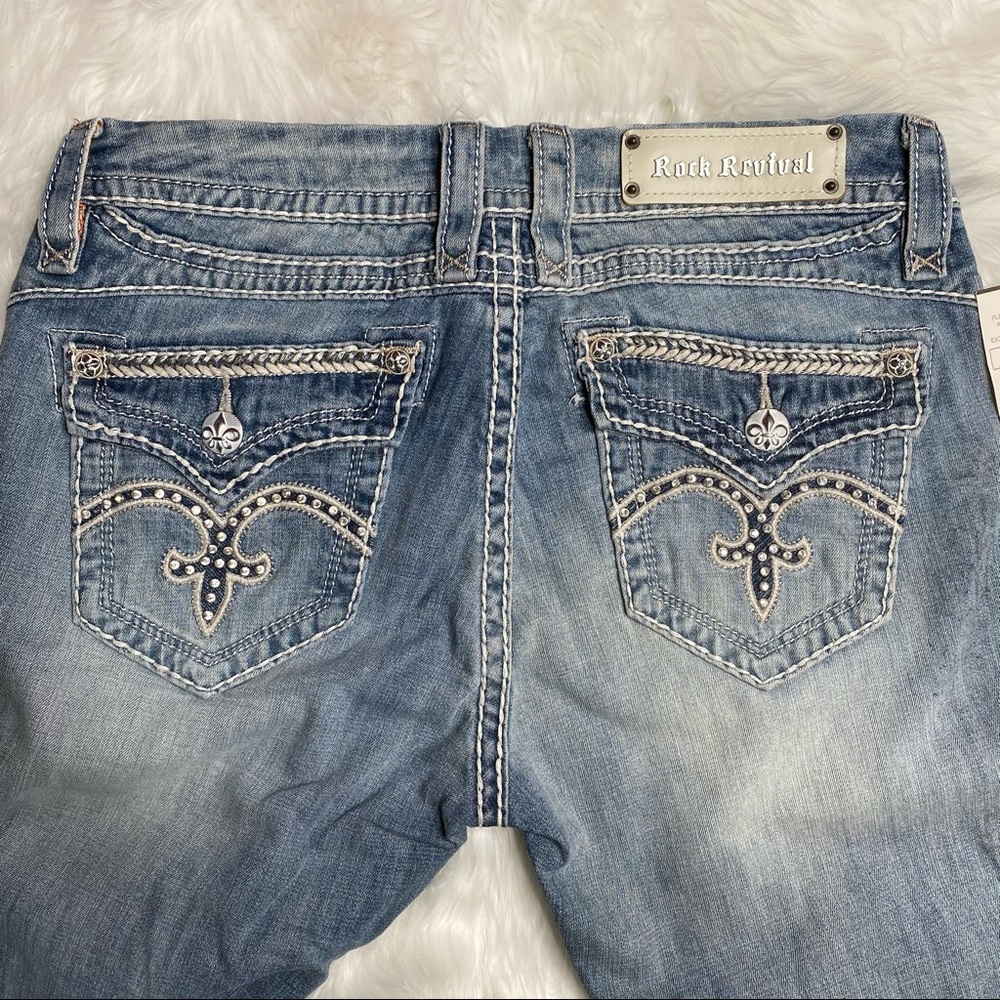 Rock Revival Sasha boot/flare Jeans size 29 - Picture 3 of 5